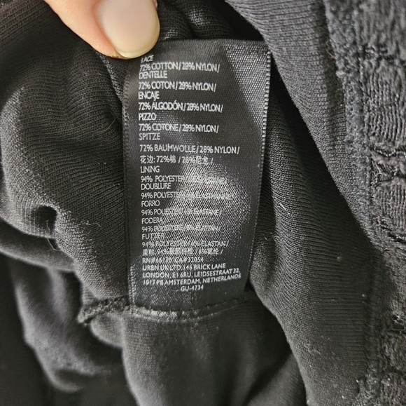 Urban Outfitters Gray Lace Chemise - Picture 4 of 7